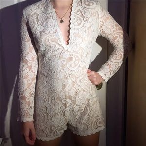 Lace romper